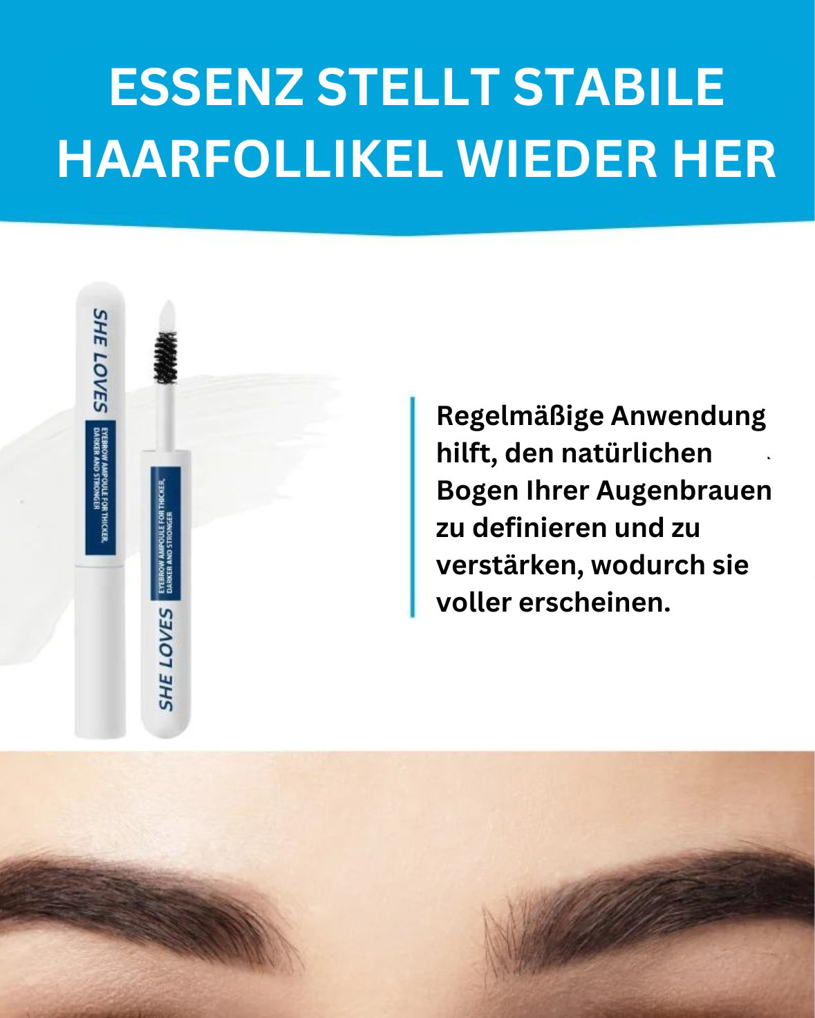 LushBrows® | Sofortlösung für vollere Augenbrauen und Wimpern DE